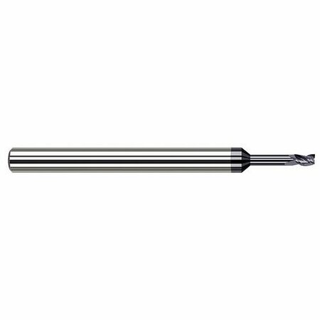 HARVEY TOOL 3/32 dia. x 0.14 in. 9/64 x 1/2 in. Reach Carbide Square End Mill for Exotic Alloys, 4 Flutes 791393-C6